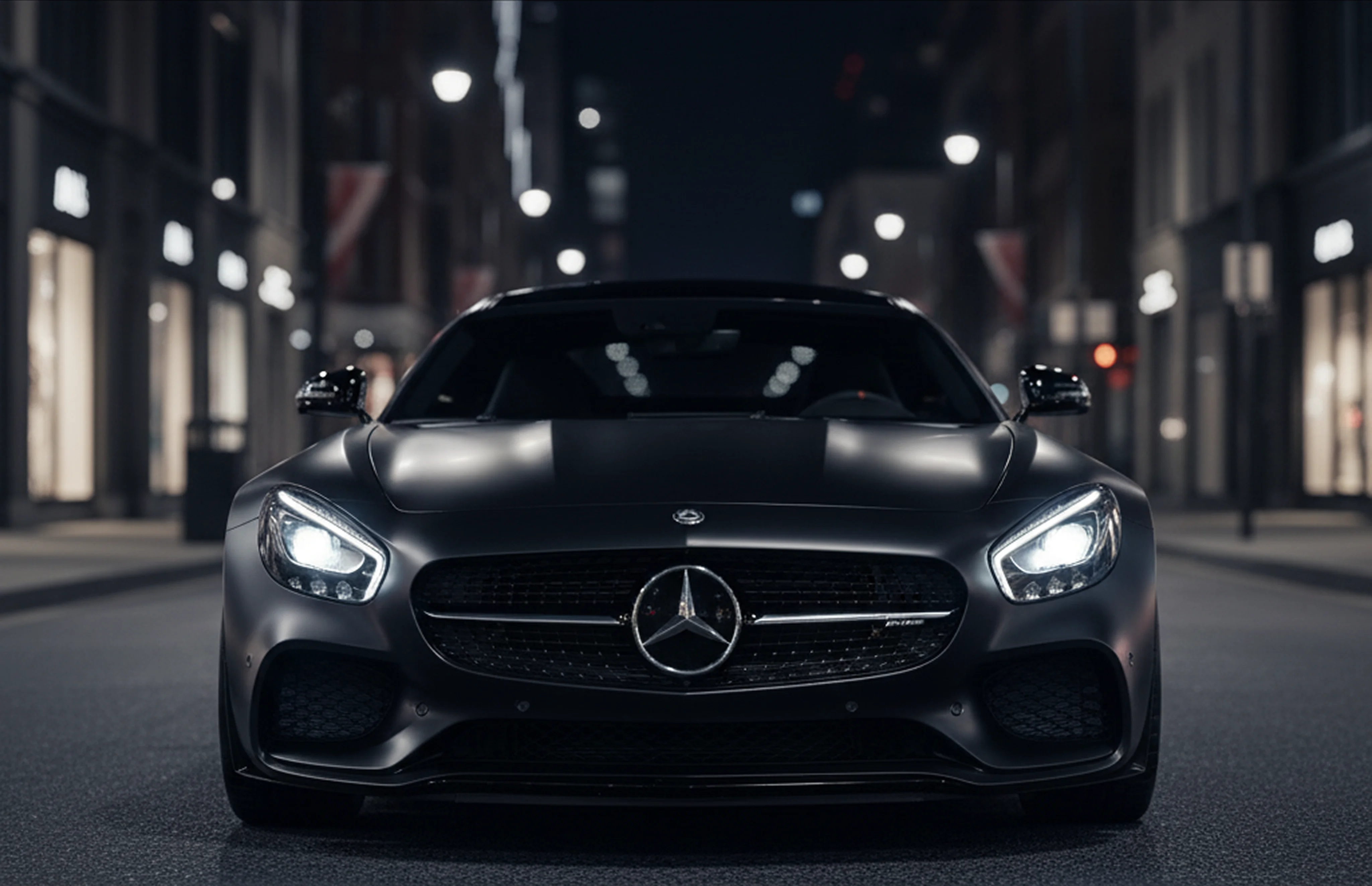 Mercedes luxury car
